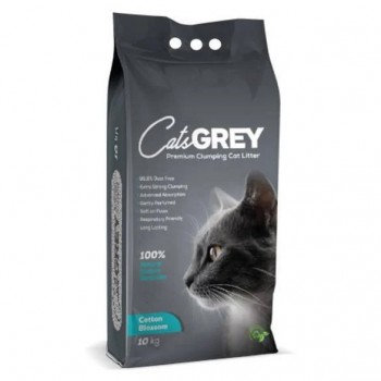 CATS GREY ΑΜΜΟΣ ΓΑΤΑΣ CLUMPING COTTON BLOSSOM 10kg