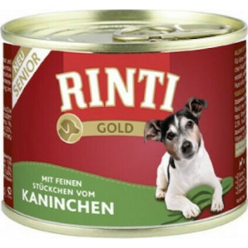 RINTI GOLD ΚΟΝΣΕΡΒΑ ΣΚΥΛΟΥ SENIOR ΚΟΥΝΕΛΙ 185gr